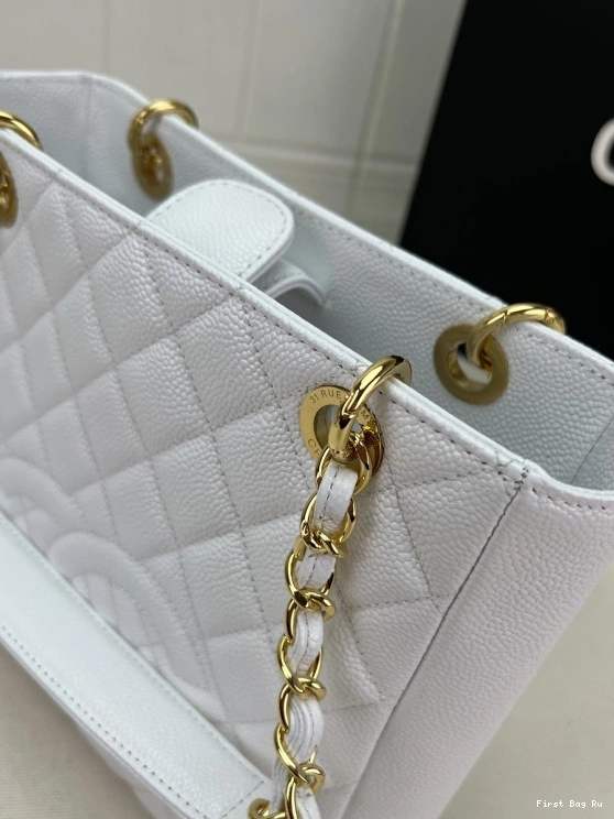 First Bag Ru Petit Shopping PST Tote CHANEL 0808